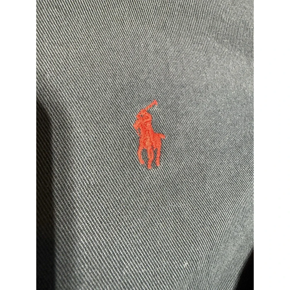 Polo Ralph Lauren Classic Fit Button Down Shirt Mens XL Navy Red Pony Cotton
